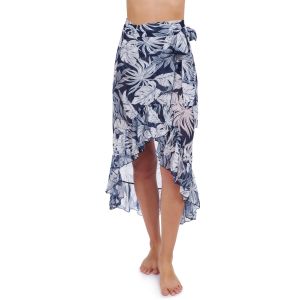 Profile by Gottex Malaya Mesh Skirt in Navy & White