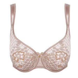 Empreinte Melody Underwired Non Moulded Seamless Bra In Gold C-H Cup