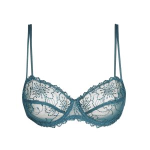 Marie Jo Jane Balcony Bra Horizontal Seam in Peacock B To E Cup