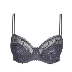 Marie Jo Jane Half Padded Balcony Bra in Blue Shadow A To E Cup