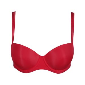 Marie Jo Louie Padded Balcony Bra in True Red A To F Cup