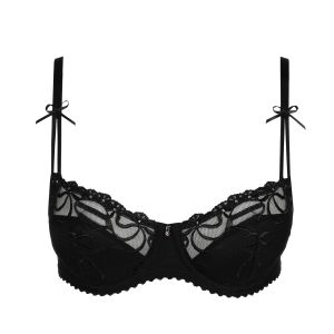 Marie Jo Noova Half Padded Balcony Bra in Black A To E Cup