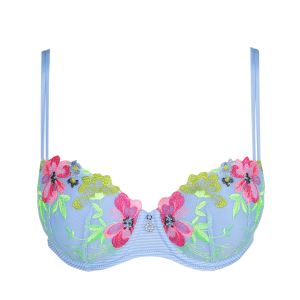 Marie Jo Odilly Padded Balcony Bra in Santorini Blue B To F Cup