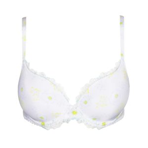 Marie Jo Chen Padded Bra Heartshape in White Yacht A To E Cup