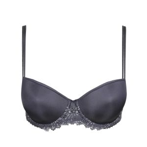 Marie Jo Jane Padded Balcony Bra in Blue Shadow B To F Cup