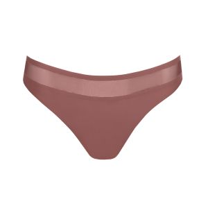 Marie Jo L'Aventure Louie Thong in Satin Taupe 