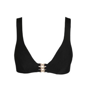 Marie Jo Swim Emly Padded Triangle Bikini Top in Black 