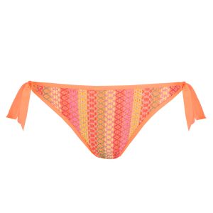 Marie Jo Swim Almoshi Bikini Briefs Waist Ropes in Juicy Peach 