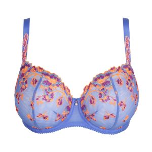 PrimaDonna Lenca Balcony Bra Vertical Seam in Blue Eyes C To G Cup