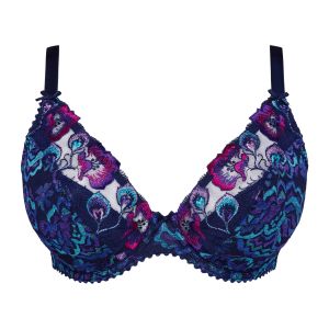 Primadonna San Angel Half Padded Plunge Bra in Water Blue C To G Cup