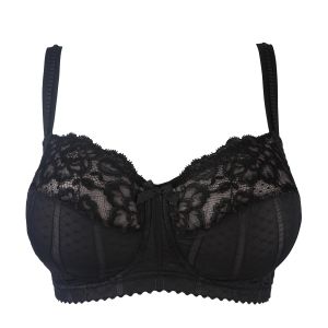PrimaDonna Couture Full Cup Bra Wireless in Black B To F Cup