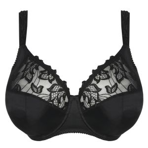 PrimaDonna Deauville Full Cup Bra in Black I To K Cup