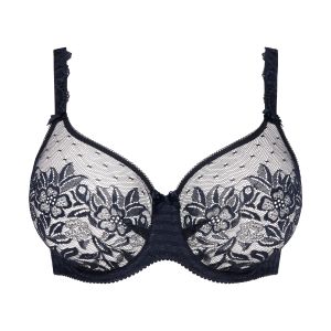 Primadonna Madison Non Padded Full Cup Seamless in Velvet Blue C To H Cup
