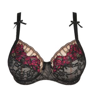 PrimaDonna Pleasanton Full Cup Bra in Black C To H Cup