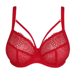 Primadonna Sophora Full Cup Bra in True Red C To H Cup