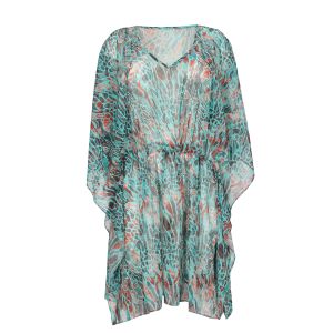 PrimaDonna Swim Riyad Swimwear Kaftan in Turquoise Seas 