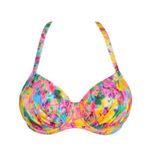 PrimaDonna Swim Ubud Padded Balcony Bikini Top in Sun Glow C To G Cup