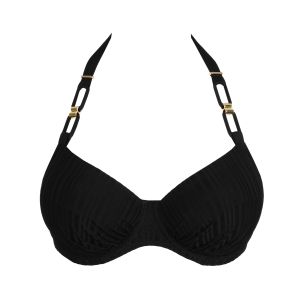 PrimaDonna Swim Kiruna Full Cup Bikini Top in Black C To I Cup