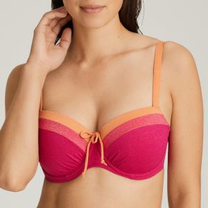 PrimaDonna Swim Tanger Balcony Bikini Top In Pink Sunset D-G Cup