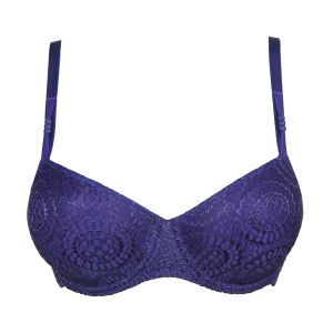 PrimaDonna Twist Petit Paris Moulded Balcony Bra in French Indigo C To H Cup