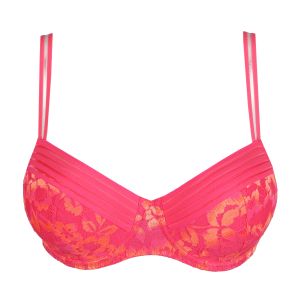 PrimaDonna Twist Verao Padded Balcony Bra in L.A. Pink C To G Cup