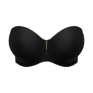 Primadonna Twist Twixie Padded Bra - Strapless in Black B To G Cup