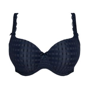 Primadonna Madison Moulded Heartshape Bra in Velvet Blue C To G Cup