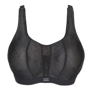 PrimaDonna Sport The Game Moulded Sports Bra In Black B-G Cup