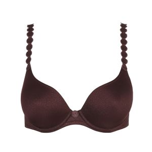 Marie Jo L'Aventure Tom Moulded Heart Shaped Bra in Aubergine A-E