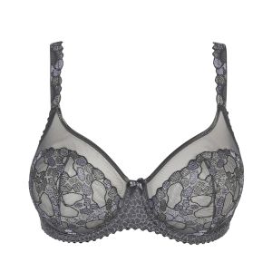 PrimaDonna Hyde Park Vertical Seamed Wire Bra in Gris City C-G