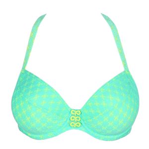 PrimaDonna Swim Rimatara Tulip Seamed Bikini Top in Aruba Blue C-G