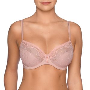 Marie Jo Lily Full Cup Wire Bra In Powder Rose D-E Cup