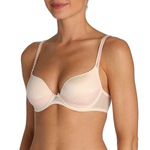Marie Jo Helena Padded Heart Shape Bra In Sweet Vanilla A-F Cup