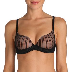 Marie Jo L'Av.enture Jett Padded Bra - Heart Shape In Black A - E cup
