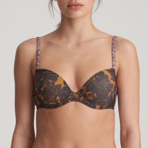 Marie Jo L'Aventure Emmanuel Moulded Round Shaped Bra in Midnight Blue A-E