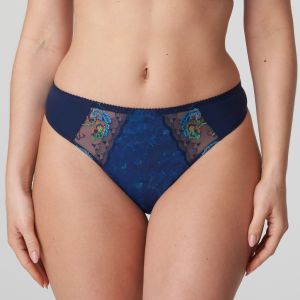 PrimaDonna Palace Garden Thong in Sapphire Blue