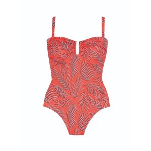 Tessy by Roidal Martinica Amara Bandeau Swimsuit in Coral