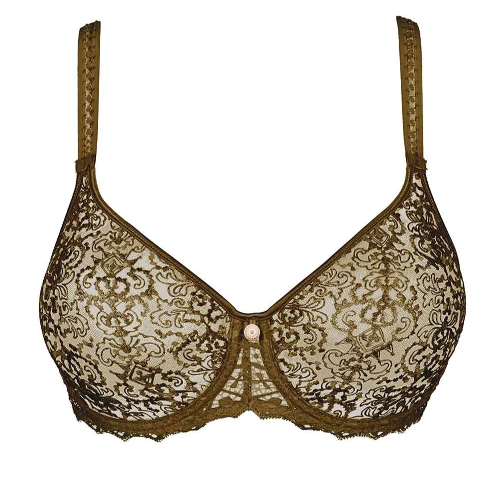 Empreinte Cassiopee Underwire `seamless Non Moulded Bra In Dragee Pink